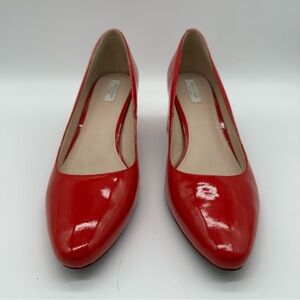 Cole Haan Glossy Red Leather Lined Heels 9